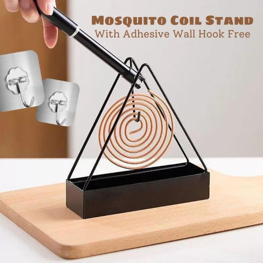 Mosquito Coil Stand With Adhesive Wall Hook