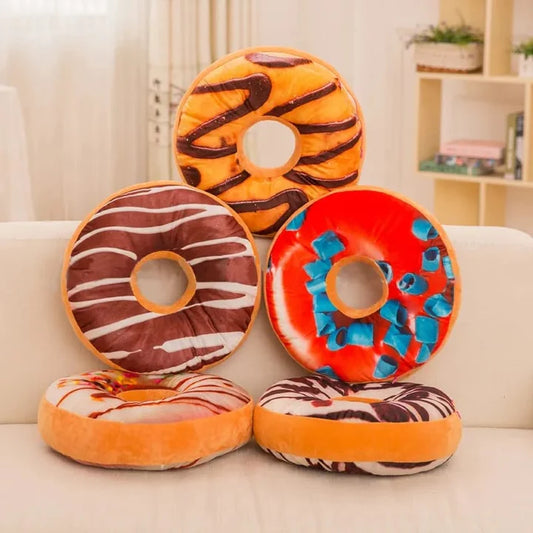 1 Pc Sweet Donut Foods Soft Plush Pillow